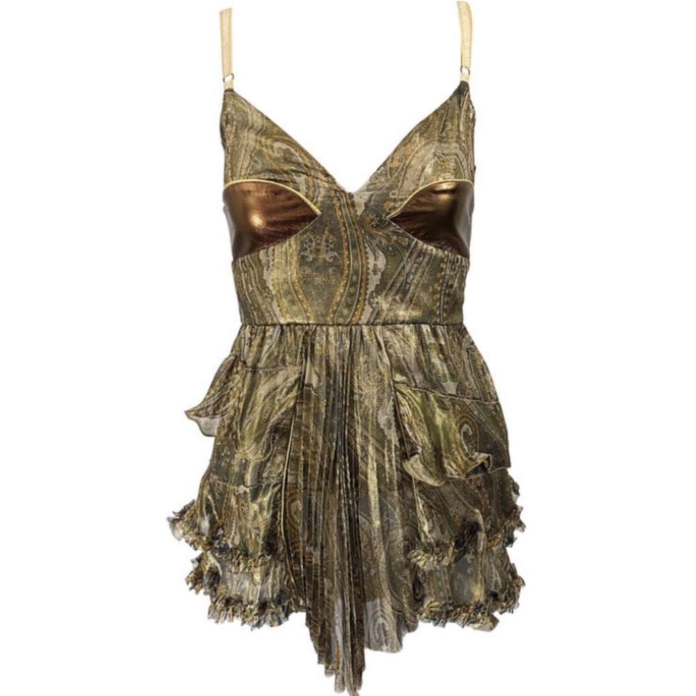 Y2K Dolce and Gabbana Silk Tank